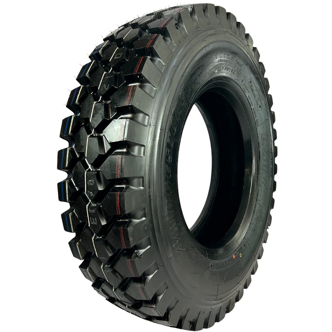 LLANTA 12R22.5 BRIDGESTONE ALL STEEL L317  ALT TRA