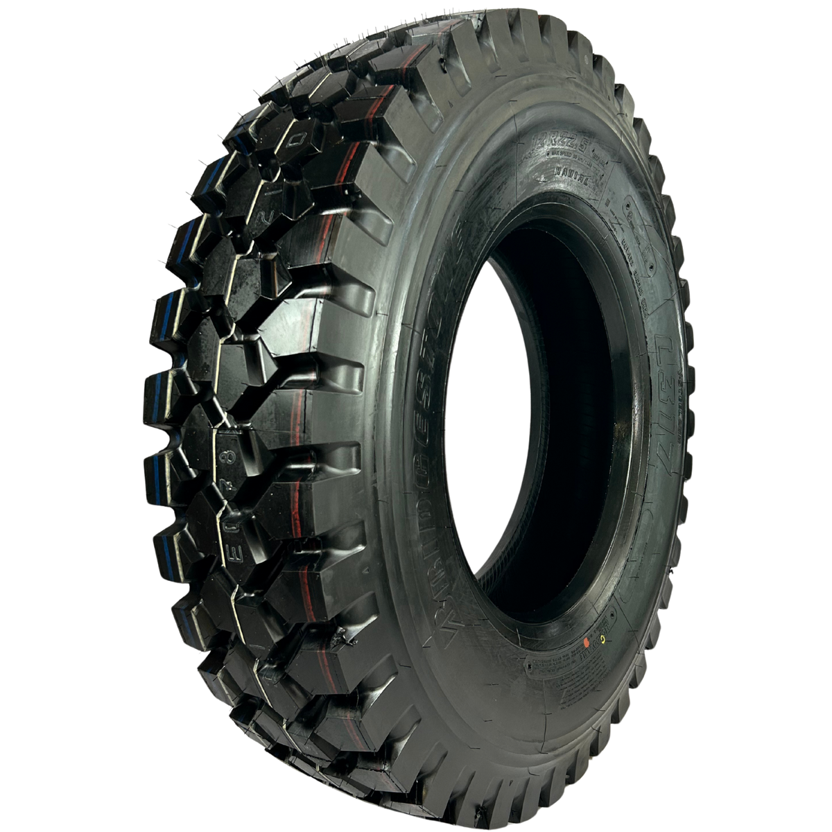 LLANTA 12R22.5 BRIDGESTONE ALL STEEL L317  ALT TRA